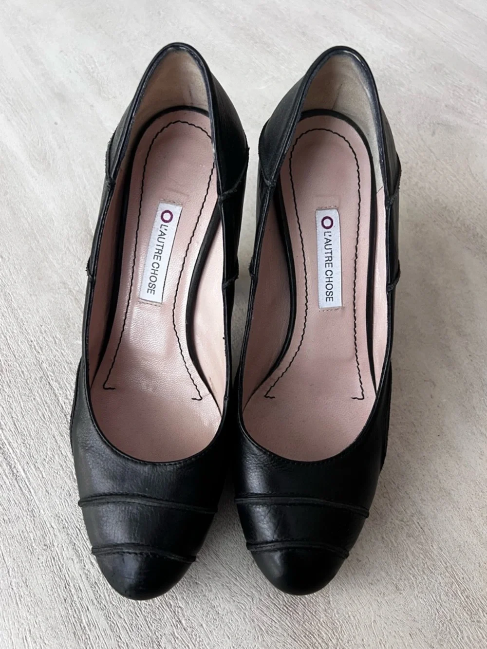 LAutre Chose black leather